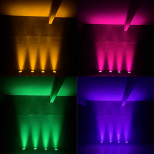 12x18W IP65 Étanche Batterie LED Par Light 6in1 Lumières de Scène avec RGBWA UV DMX512 Mode de Contrôle avec Flight Case - Product Image 5