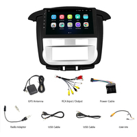 Navigateur GPS Android 15 pour Toyota Innova 2011-2014 avec écran tactile, WiFi intégré, lecteur MP3/MP4 et radio