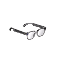 Lunettes intelligentes d'enregistrement vidéo avec caméra HD, audio à oreille ouverte, appels clairs sans fil, microphone intégré, commande tactile, légères