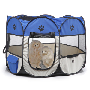 Köpekler ve kediler için lüks taşınabilir Pop-Up oyun parkı çadır kapalı/açık baskı kumaş Premium Pet ürünleri ile evcil hayvan kafesi ev - Product Image 3