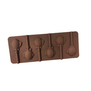 921 6 cavité forme de poisson enfants mignons font bricolage à la maison <span class=keywords><strong>moule</strong></span> à chocolat en silicone à <span class=keywords><strong>sucette</strong></span> <span class=keywords><strong>moule</strong></span> <span class=keywords><strong>gâteau</strong></span> décoration <span class=keywords><strong>sans</strong></span> bâton - Product Image 3