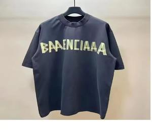 Camiseta de Manga Corta para Hombre de Marca de Lujo, Alta Calidad, 100% Algodón, Ecológica, Transpirable, 180g, con Logotipo Personalizable - Product Image 1