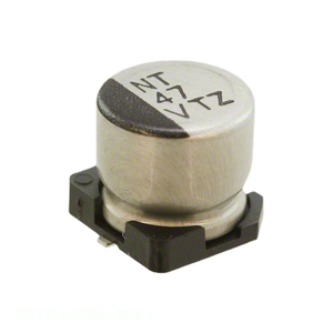 Distribuidor Autorizado 35TZV47M6.3X6.1 Condensador de Aluminio de 47 uF 20% 35V SMD de Montaje Superficial - Product Image 1