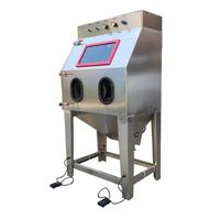 Cabine de sablage à vapeur humide, machine de nettoyage sans poussière, équipement professionnel pour pièces automobiles