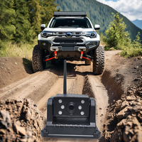 Système de caméra de recul sans fil magnétique | Aide au recul de voiture avec vision nocturne | Kit de caméra de recul WiFi avec moniteur 7 pouces fonctionnant sur batterie