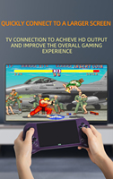 Nouvelle console de jeu portable M22 rétro nostalgique avec grand écran 5,1 pouces 1080p, double cœur 1,2 GHz, jeux multilingues