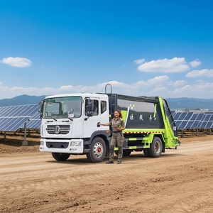 Vehículo Compactador <span class=keywords><strong>de</strong></span> <span class=keywords><strong>Basura</strong></span> <span class=keywords><strong>de</strong></span> Alta Compresión con <span class=keywords><strong>Control</strong></span> <span class=keywords><strong>Remoto</strong></span> para la Gestión <span class=keywords><strong>de</strong></span> Residuos Urbanos - Product Image 1