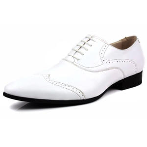 Formal Leather Oxford Shoes Slip-On Pointed <b>Toe</b> Non Slip Waterproof Wear Resistant Breathable Arch <b>Support</b> Rubber Outsole - Product Image 1