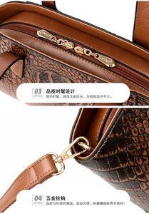 New Ladies Crossbody Hand Bag Fashion Pattern PU Shoulder Bag Designer Handbags Brands Women Luxury Purse - Product Image 4