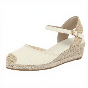 Espadrilles compensées à plateforme de 5 cm pour femme, en toile respirante, antidérapantes, idéales pour l'été - Product Image 3