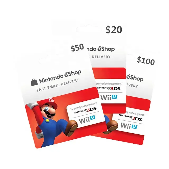 US Nintendo Carta REGALO 5 / 10 / 20 / 35 / 50 / 100 USD Eshop