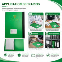 Carpeta de Papel A4 FC con Logotipo Personalizado, Carpeta de PVC para Informes Médicos, de Enfermería y Administrativos, Carpeta de Archivo para Documentos
