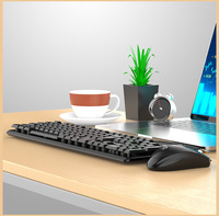 Lantronlife Vente en gros en usine Clavier et souris USB filaire professionnel bon marché 104 touches Clavier de frappe ergonomique Souris