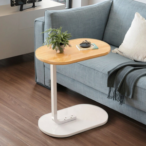Telaio del Letto Semplice <span class=keywords><strong>e</strong></span> Mobile con <span class=keywords><strong>Tavolino</strong></span> Laterale Sollevabile, <span class=keywords><strong>Tavolino</strong></span> da Caffè in <span class=keywords><strong>Legno</strong></span> <span class=keywords><strong>e</strong></span> Scaffale Portaoggetti, Comodino Stile Pannello - Product Image 5