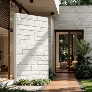 Revêtement vertical en fibrociment à motif brique de 16 mm, certifié ISO9001, pour la rénovation de maisons résidentielles en zone côtière - Product Image 2