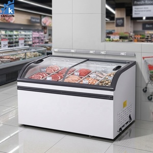 Nouveau type de <span class=keywords><strong>congélateur</strong></span> îlot, équipement de réfrigération, <span class=keywords><strong>congélateur</strong></span> îlot pour supermarché, congélateurs à vitrine en verre - Product Image 1