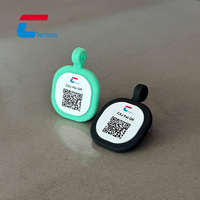 Pawview Personnalisé Étanche NFC Smart QR Code Pet Tag Anti Perte Silicone Chien ID Badge NFC Pet Pendentif