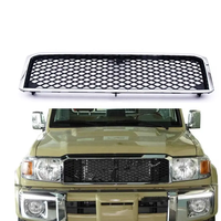 Grille de radiateur avant chromée de Style rétro pour Toyota Land Cruiser LC70 LC76 LC77 LC78 LC79 FJ75 Fj79 Grille en maille
