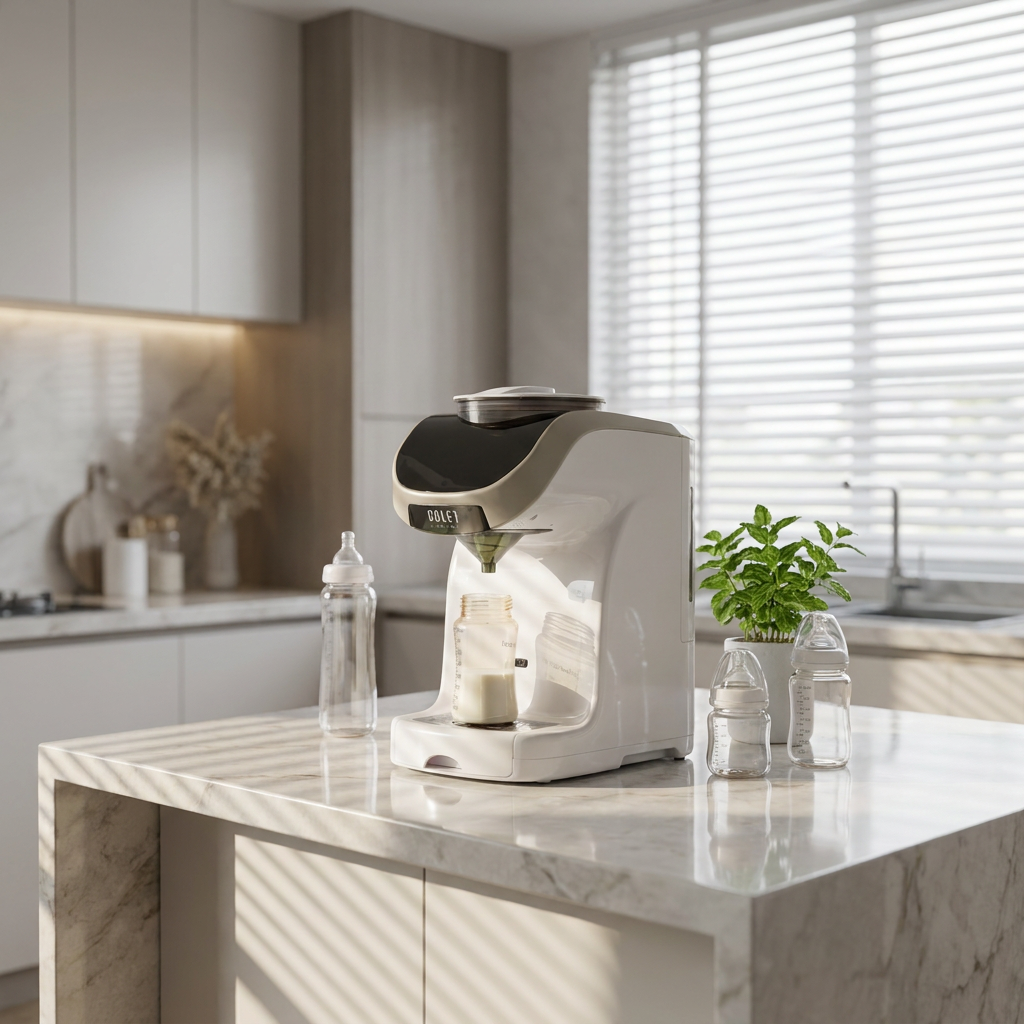 Household Instantaneous Heating Type One Button Brewing APP Control Easy to Clean Fully Automatic Baby Milk Frothing Machine