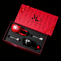 Boîte cadeau de luxe artisanale pour verres, emballage rigide pour gobelets, tasses à café, ensembles de vaisselle, boîte d'emballage pour cadeaux de mariage et d'anniversaire