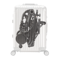 Fauteuil roulant électrique pliable portable léger en fibre de carbone pour personnes handicapées