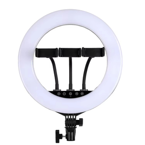 Hq14s Lumière de remplissage contrôlée par écran tactile de 14 pouces, lumière annulaire réglable, diode électroluminescente pour selfie mobile, bague de <span class=keywords><strong>photographe</strong></span> - Product Image 3