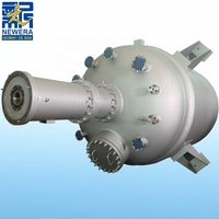 Cuve de réaction industrielle à double enveloppe de 10 000 L avec mélangeur, réservoir de fermentation, réacteur en acier inoxydable