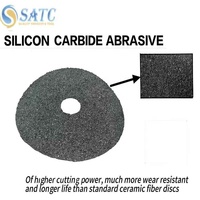 En stock 600 pièces Disques en fibre de résine au carbure de silicium 4" 4.5" 5" à trou rond Grains 24/36/40/50 pour meuleuse d'angle Pierre Verre Métal