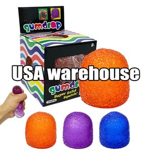 Juguete Sensorial de Gelatina Súper Sólido para Apretar, Bola Antiestrés con Forma de Caramelo, Juguete Blandito de Goma, Bola Antiestrés de Gelatina Sensorial - Product Image 5
