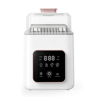 Stérilisateur-sécheur vapeur automatique 4-en-1 pour la maison et la garderie, machine à laver les biberons silencieuse de comptoir, vente en gros