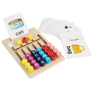 Jeu de labyrinthe de lettres en bois Montessori pour enfants de 3 à 6 ans, développement cognitif et apprentissage précoce - Product Image 5