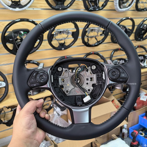 Volante de cuero completo compatible con Toyota Hilux Fortuner Camry Land Cruiser <span class=keywords><strong>Gr</strong></span> <span class=keywords><strong>Corolla</strong></span> Hiace 86 Mark X Prado 120 Yaris - Product Image 1