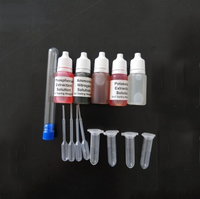 Kit de test de sol pour détection de substances dans le jardin, solution de test du pH, des nitrates, du phosphate (PO4) et du potassium