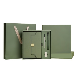 Personalized PU Leather Pen & <b>Notebook</b> Gift <b>Set</b> Digital Printing-Business Style Corporate Gifts for New Year Chinese New Year - Product Image 1