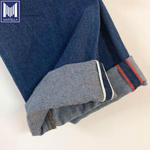 # Indigo Color قطن سيلفاج 13 أونصة لون أحمر وأبيض سيلفيدج قطن قماش دينم ياباني - Product Image 5