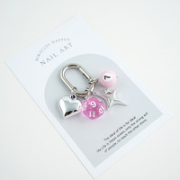 Porte-clés pendentif dés à douze faces en alliage de zinc léger, design vintage, avec logo personnalisé, porte-bonheur pour sacoche