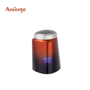 Afeitadora eléctrica de bolsillo para hombre, máquina de afeitar impermeable con cabezal giratorio único, batería de litio, <span class=keywords><strong>2023</strong></span> Arechargeable - Product Image 1