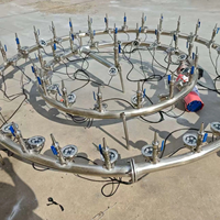Fuente de Agua Musical Pequeña Personalizada Profesional de Acero Inoxidable con Diseño Danzante para Parques Comunitarios y Jardines Exteriores