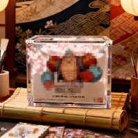 Boîte de collection TCG en acrylique poli, design OEM d'usine, étui en acrylique transparent épaissi pour boîte de jeu