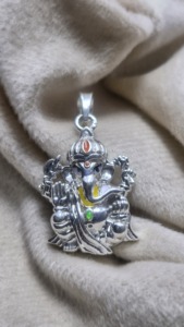 Super qualité personnalisé seigneur Ganesh 925 pendentif en argent Sterling avec poinçon haute finition polonaise bijoux - Product Image 5