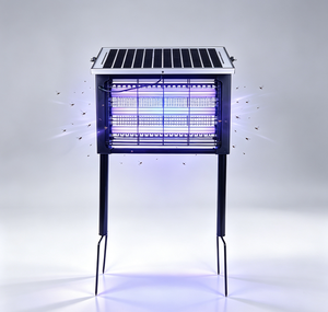 <b>Solar</b> <b>Powered</b> UV Bug Zapper Mosquito Killer <b>Lamp</b> Waterproof Outdoor Indoor Pest Control Light - Product Image 1