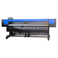 Impresora de Inyección de Tinta para Pancartas Flexibles, Industrial, Automática, para Interiores y Exteriores, con Cabezal de Impresión Konica 512i, Tinta Solvente Nueva, Pantalla Táctil, 3.2M, 1 Año de Garantía