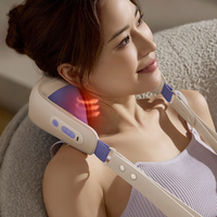 Portable sans fil télécommandé Shiatsu cou et épaule masseur ceinture cou masseur pour soulager la douleur des tissus profonds