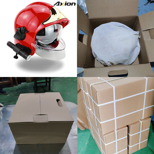 PAB 소방관 헬멧 EN443 풀쉐이프 디자인, 이중 눈 및 목 보호 기능 탑재, 전문 소방용 - Product Image 5