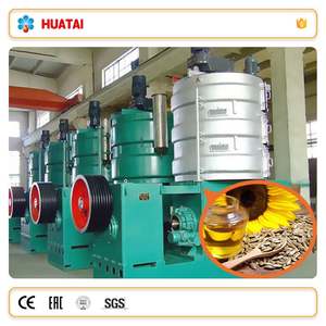 Ligne de production d'huile de cuisson de tournesol 200TPD avec extraction de solvant de presse et machine de raffinage pour usine d'huile végétale - Product Image 1