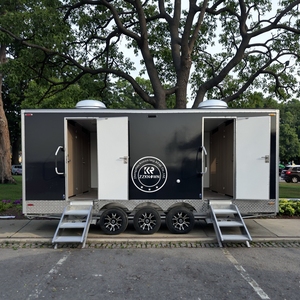 Toilettes chimiques portables préfabriquées en conteneur pour usage public extérieur VIP - Product Image 6