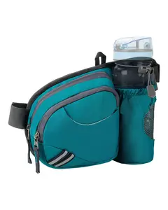 Fanny Pack mit Wasserflaschenhalter für Herren Damen Laufen Sport Wandern Taillenbeutel