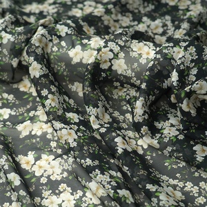Nueva llegada 100% Mulberry Silk Printing <span class=keywords><strong>George</strong></span> Fabric Logotipo y tamaño personalizados - Product Image 6