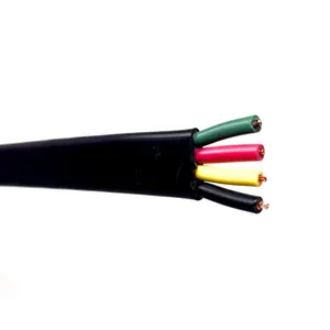 cable used for submersible pumps 250mcm 350mcm 500mcm 600v water wiring a well 3 wire 2 wire well pump electrical flat