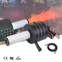 Sailwin Confetti Machine 4X3W RVB Pleine Couleur Batterie LED CO2 Pistolet Brouillard Machine Pyro Jet Confett Blaster pour Mariage Événement Concert
